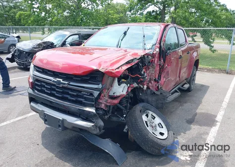 2021 Chevrolet Colorado 4Wd Short Box Z71 из США, поврежденный, VIN 1GCGTDEN9M1109865